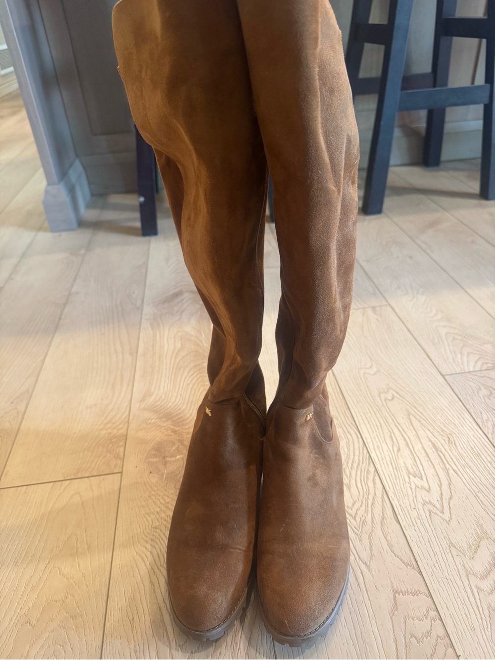 Michael Kors Tall Brown Suede Over-the-Knee Boots